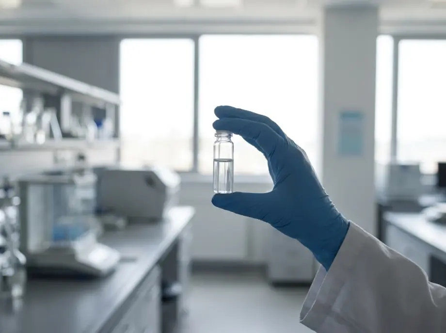 Hormone levels being measured in a laboratory